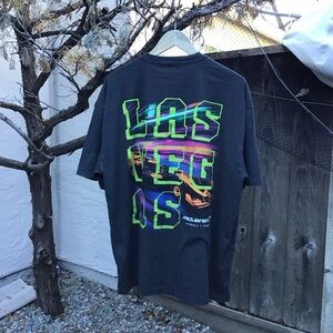 Hollister McLaren F1 Formula 1 Las Vegas Graphic T Shirt Mens Xl Boxy Fit Grey